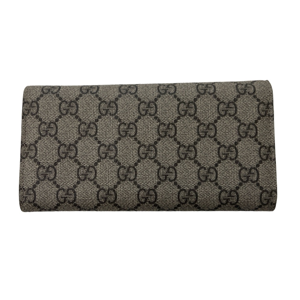 Gucci Authentic GG Canvas Green Heart Patch Long Wallet Monogram Limited Edition - Picture 4 of 12